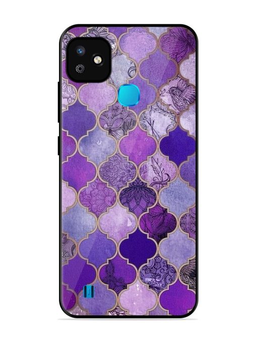 Purple Mosaic Magic Glossy Soft Edge Case for Infinix Smart Hd (2021)