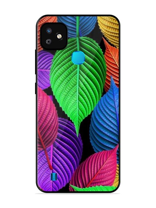 Rainbow Leaf Symphony Glossy Soft Edge Case for Infinix Smart Hd (2021)