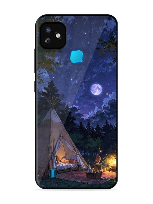 Moonlight Camping Glossy Soft Edge Case for Infinix Smart Hd (2021) Chachhi