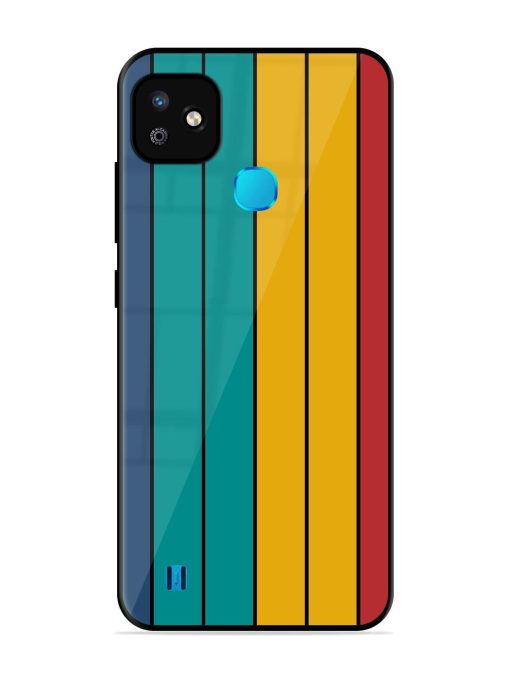 Retro Stripes Glossy Soft Edge Case for Infinix Smart Hd (2021) Chachhi