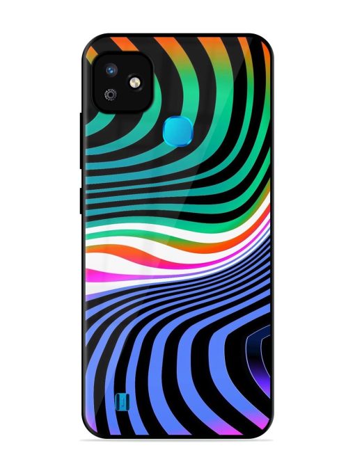 Psychedelic Waves Glossy Soft Edge Case for Infinix Smart Hd (2021) Chachhi