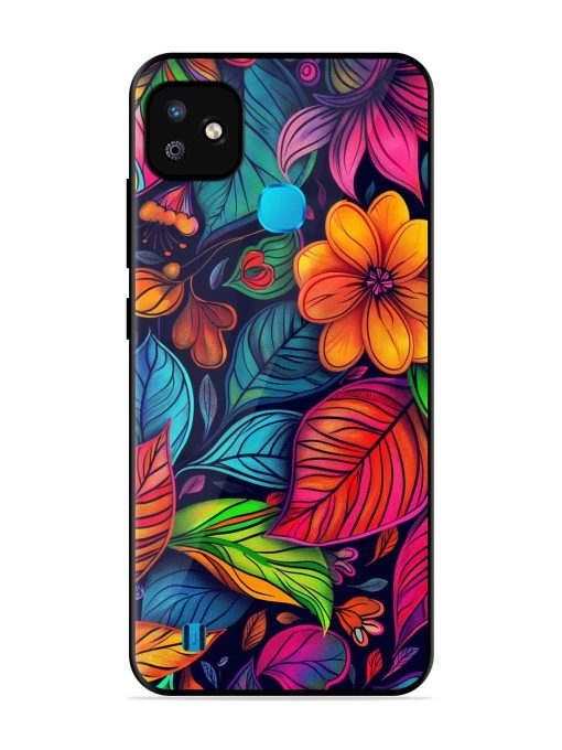 Rainbow Of Blooms Glossy Soft Edge Case for Infinix Smart Hd (2021)