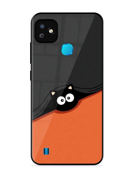 Peek-A-Boo Kitty Glossy Soft Edge Case for Infinix Smart Hd (2021) Chachhi