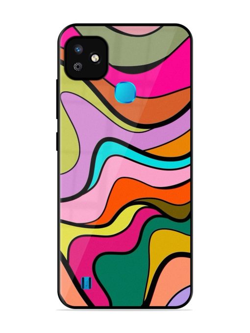 Wavy Wonder Glossy Soft Edge Case for Infinix Smart Hd (2021) Chachhi