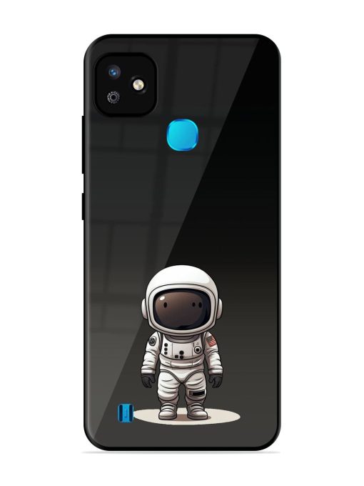 Neon Astronaut Glossy Soft Edge Case for Infinix Smart Hd (2021) Chachhi