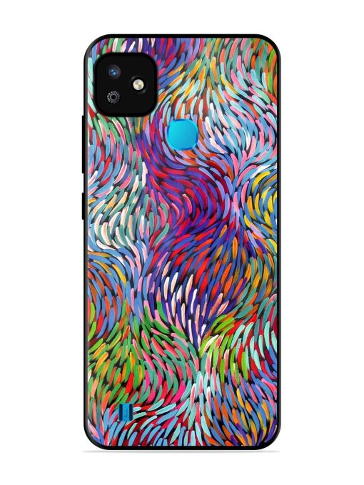 Vibrant Waves Glossy Soft Edge Case for Infinix Smart Hd (2021) Chachhi