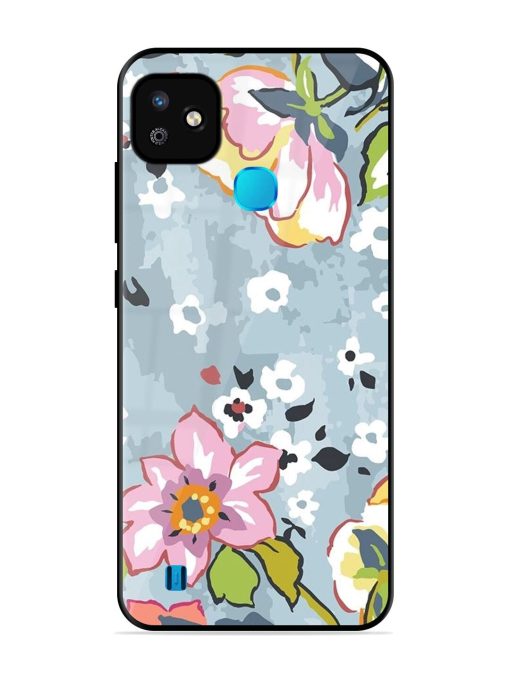 Floral Fantasy Glossy Soft Edge Case for Infinix Smart Hd (2021)