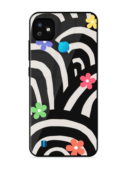 Rainbow Arcs Glossy Soft Edge Case for Infinix Smart Hd (2021) Chachhi