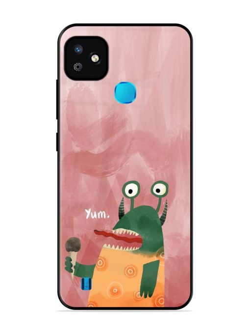 Hungry Monster Glossy Soft Edge Case for Infinix Smart Hd (2021) Chachhi