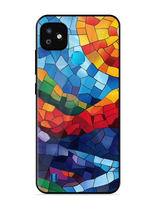 Mosaic Sunset Glossy Soft Edge Case for Infinix Smart Hd (2021) Chachhi