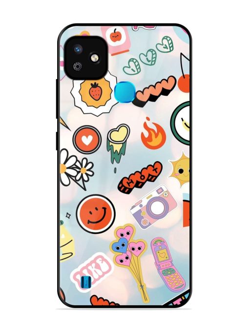 Cheerful Glossy Soft Edge Case for Infinix Smart Hd (2021) Chachhi