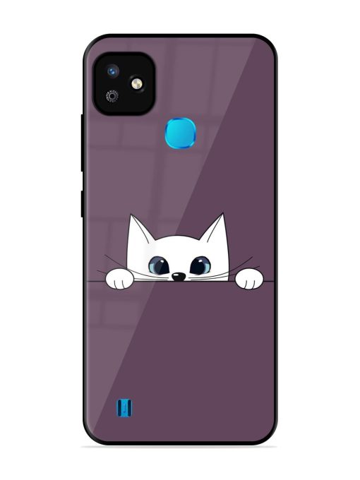 Peek-A-Boo Kitty Glossy Soft Edge Case for Infinix Smart Hd (2021) Chachhi