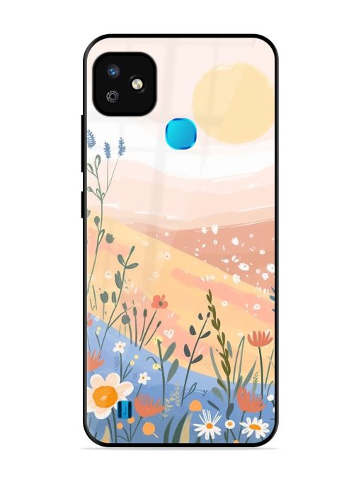 Golden Hour Blooms Glossy Soft Edge Case for Infinix Smart Hd (2021) Chachhi