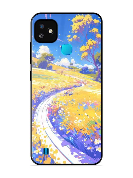 Vibrant Spring Meadow Glossy Soft Edge Case for Infinix Smart Hd (2021) Chachhi