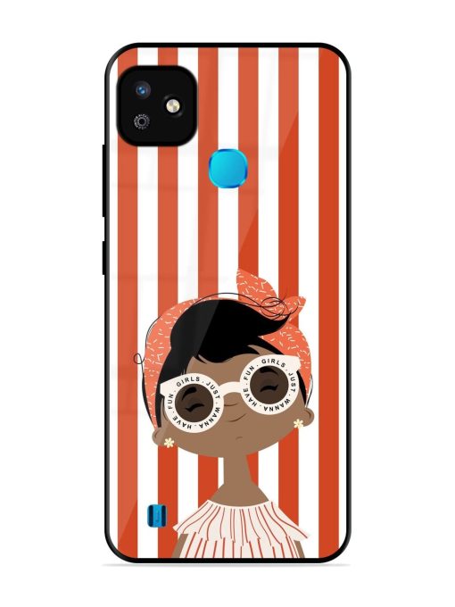 Girls Just Wanna Have Fun Glossy Soft Edge Case for Infinix Smart Hd (2021) Chachhi