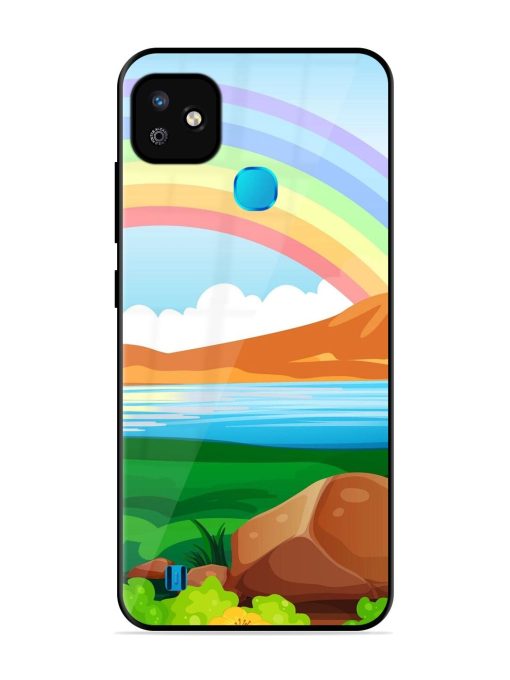 Rainbow Over The Lake Glossy Soft Edge Case for Infinix Smart Hd (2021) Chachhi