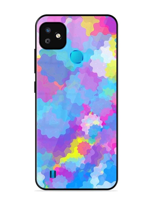 Psychedelic Cloud Burst Glossy Soft Edge Case for Infinix Smart Hd (2021) Chachhi