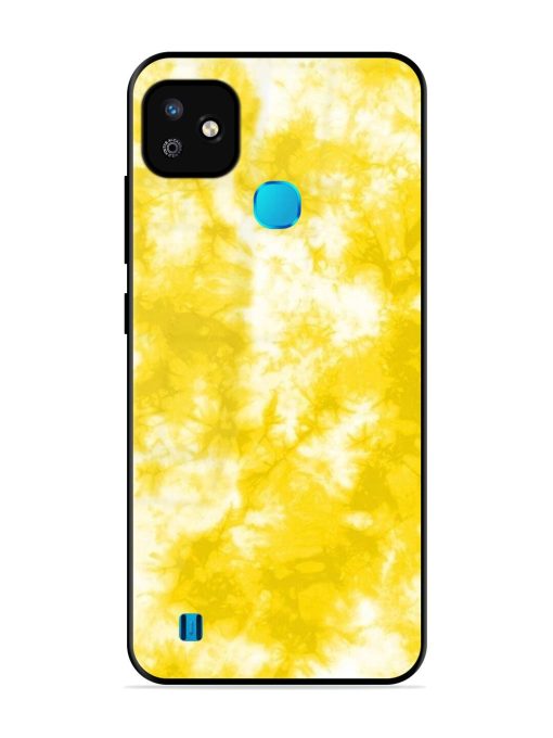 Golden Tie-Dye Twirl Glossy Soft Edge Case for Infinix Smart Hd (2021) Chachhi