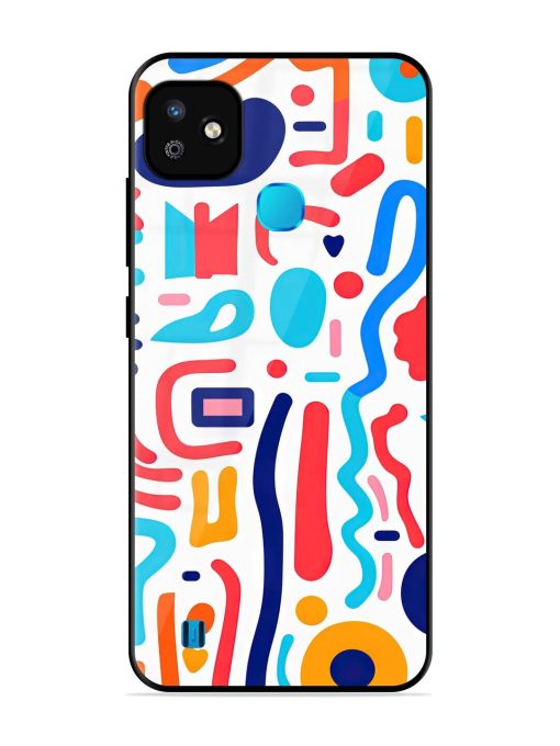 Whimsical Doodle Chaos Glossy Soft Edge Case for Infinix Smart Hd (2021) Chachhi