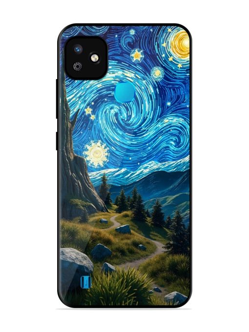 Starry Night In The Shire Glossy Soft Edge Case for Infinix Smart Hd (2021) Chachhi