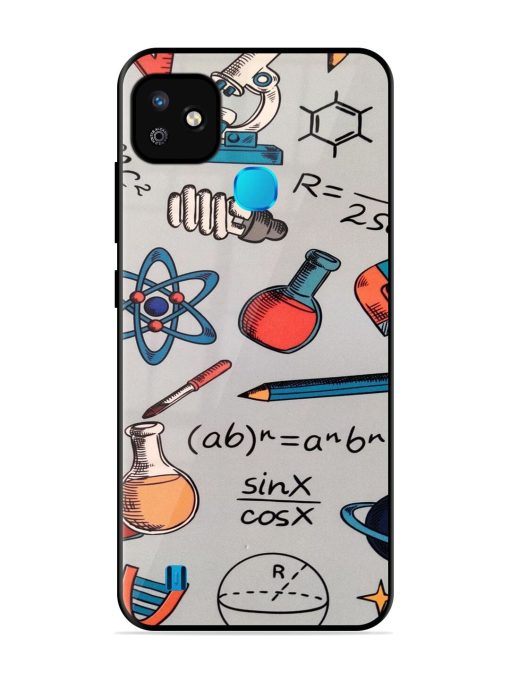 Science Doodle Delight Glossy Soft Edge Case for Infinix Smart Hd (2021) Chachhi