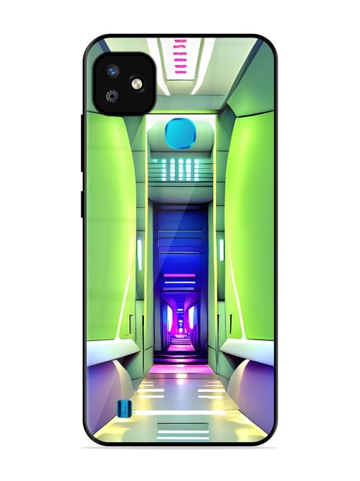 Neon Corridor Glossy Soft Edge Case for Infinix Smart Hd (2021) Chachhi