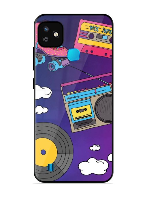 Retro Vibes Glossy Soft Edge Case for Infinix Smart Hd (2021) Chachhi