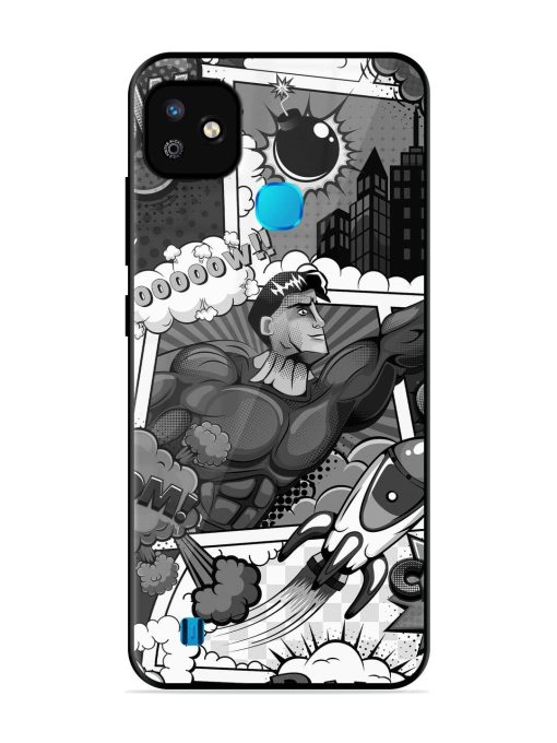 Comic Book Chaos Glossy Soft Edge Case for Infinix Smart Hd (2021) Chachhi