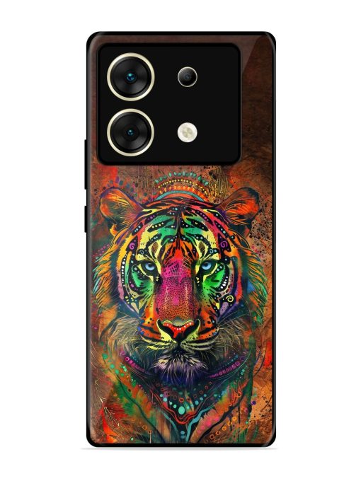 Cosmic Tiger Glossy Soft Edge Case for Infinix Zero 30 (5G) Chachhi