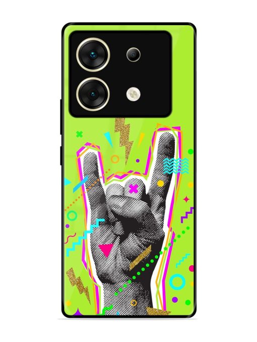 Neon Rock Glossy Soft Edge Case for Infinix Zero 30 (5G) Chachhi