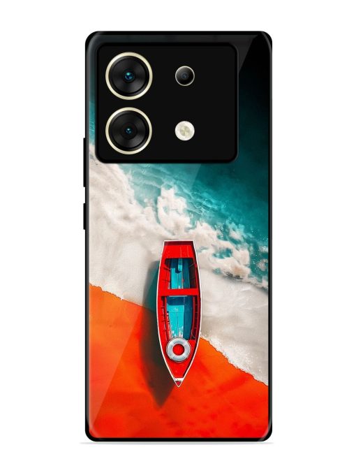 Crimson Tide Glossy Soft Edge Case for Infinix Zero 30 (5G) Chachhi