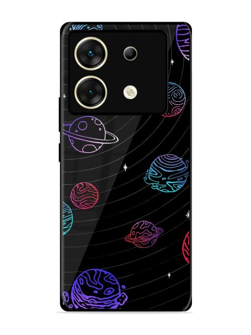 Cosmic Ballet Glossy Soft Edge Case for Infinix Zero 30 (5G) Chachhi