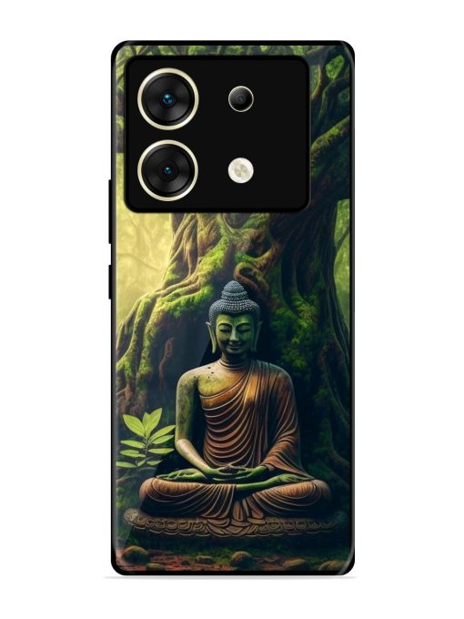 Green Buddha Art Glossy Soft Edge Case for Infinix Zero 30 (5G)