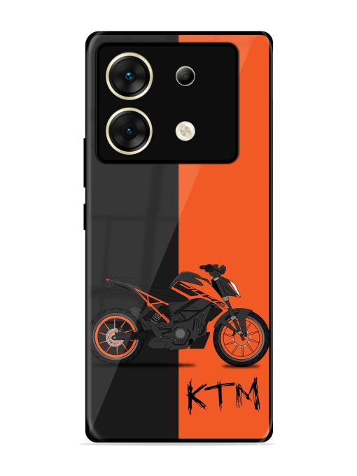 Orange Beast Glossy Soft Edge Case for Infinix Zero 30 (5G) Chachhi