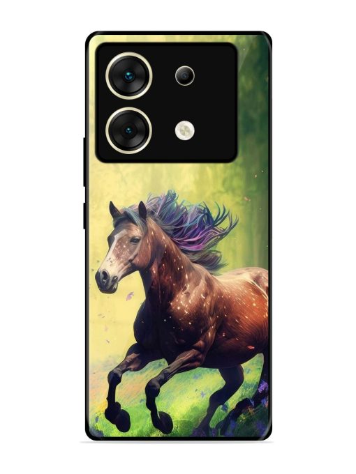 Enchanted Gallop Glossy Soft Edge Case for Infinix Zero 30 (5G) Chachhi