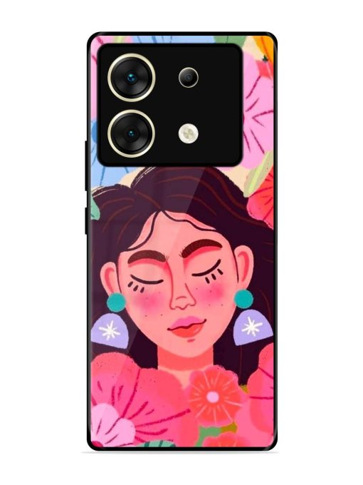 Blooming Serenity Glossy Soft Edge Case for Infinix Zero 30 (5G) Chachhi