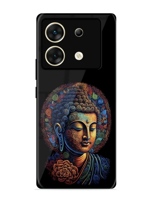 Stained Glass Serenity Glossy Soft Edge Case for Infinix Zero 30 (5G) Chachhi