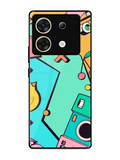 Retro Remix Glossy Soft Edge Case for Infinix Zero 30 (5G) Chachhi