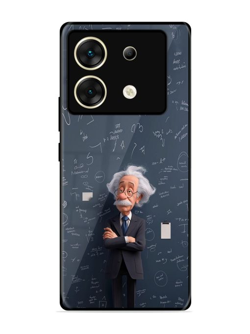 Albert Einstein Glossy Soft Edge Case for Infinix Zero 30 (5G) Chachhi