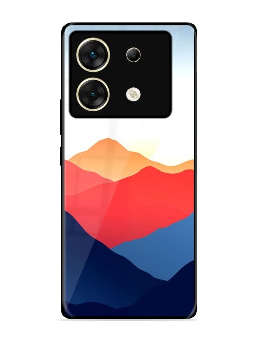 Sunset Peaks Glossy Soft Edge Case for Infinix Zero 30 (5G) Chachhi