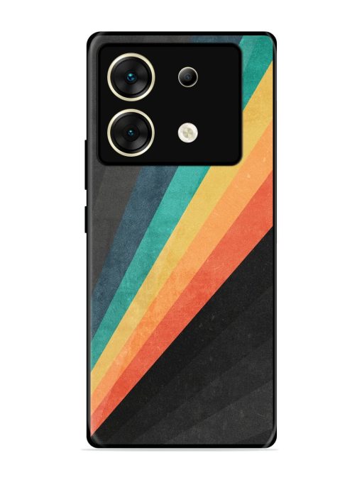 Retro Spectrum Glossy Soft Edge Case for Infinix Zero 30 (5G) Chachhi