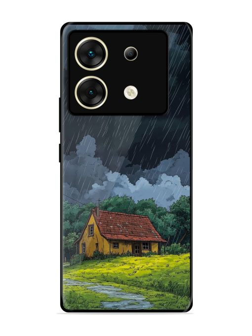 Rainy Day Retreat Glossy Soft Edge Case for Infinix Zero 30 (5G) Chachhi