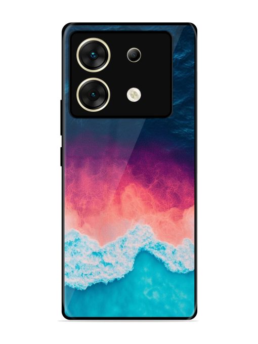 Where The Ocean Meets The Sky Glossy Soft Edge Case for Infinix Zero 30 (5G) Chachhi