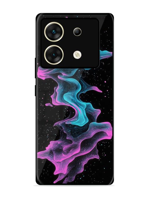 Cosmic Currents Glossy Soft Edge Case for Infinix Zero 30 (5G) Chachhi