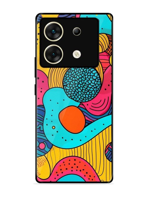 Psychedelic Patterns Glossy Soft Edge Case for Infinix Zero 30 (5G) Chachhi