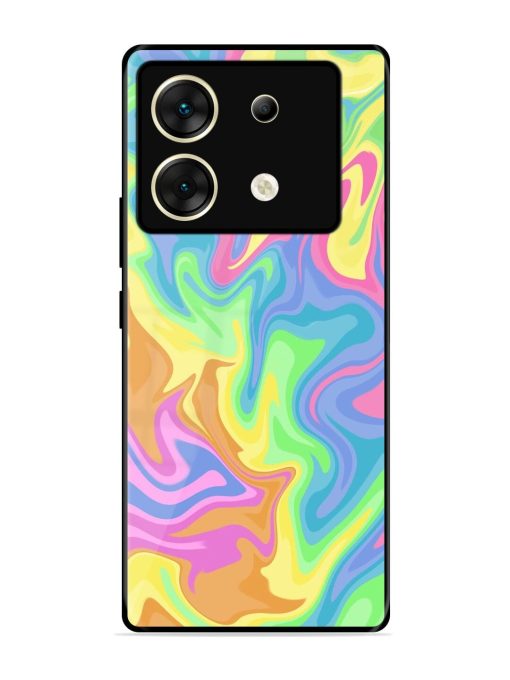 Whimsical Swirl Glossy Soft Edge Case for Infinix Zero 30 (5G) Chachhi