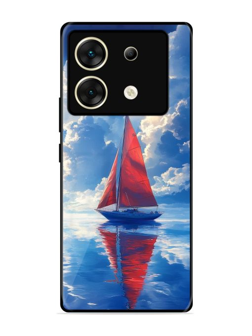 Crimson Sails Glossy Soft Edge Case for Infinix Zero 30 (5G) Chachhi