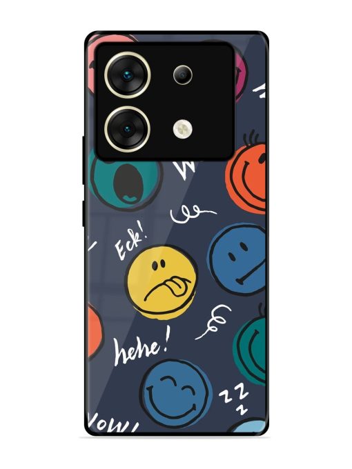 Emoticon Parade Glossy Soft Edge Case for Infinix Zero 30 (5G) Chachhi