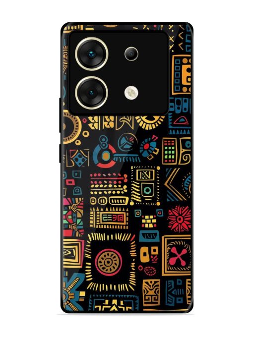 Tribal Tapestry Glossy Soft Edge Case for Infinix Zero 30 (5G) Chachhi