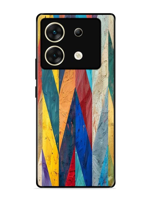 Abstract Tapestry Glossy Soft Edge Case for Infinix Zero 30 (5G) Chachhi